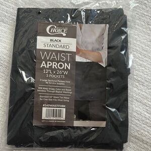 Choices Black Waist Apron